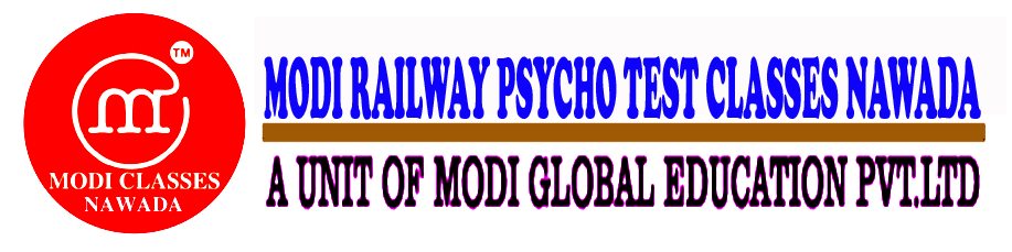 Modi Railway Psycho Test Classes Nawada Bihar Logo